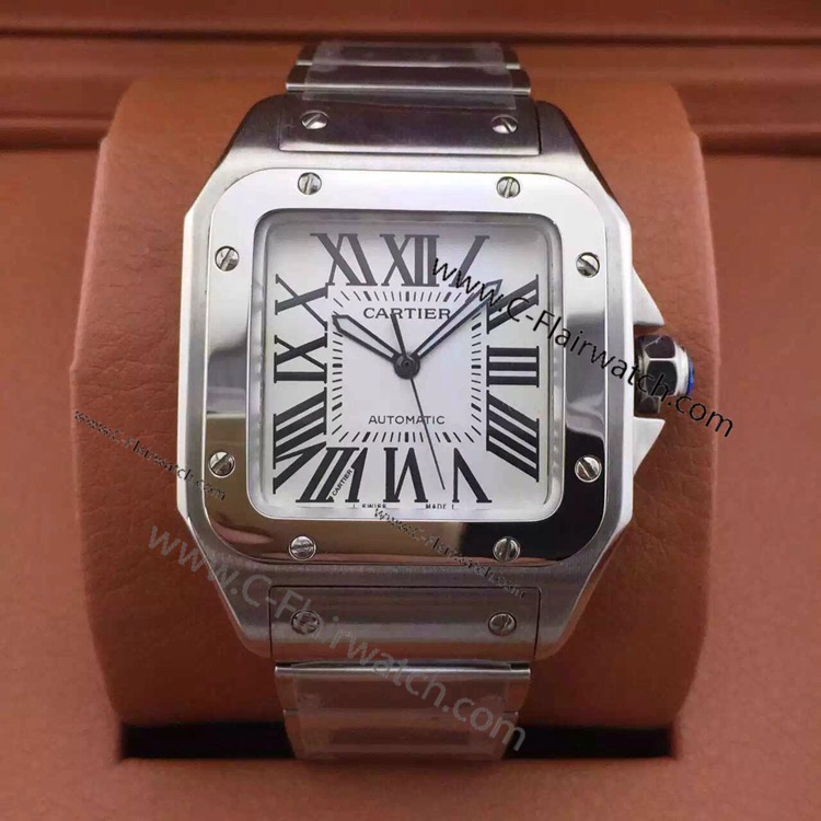 New Cartier Santos Automatic replica Watch SS New Cartier Santos Automatic replica Watch SS